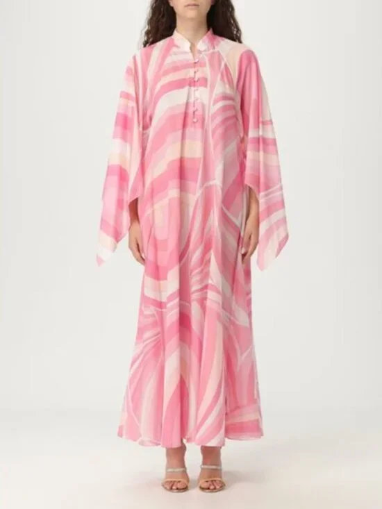 Pucci Abstract pattern cotton kaftan dress - Picture 1 of 11